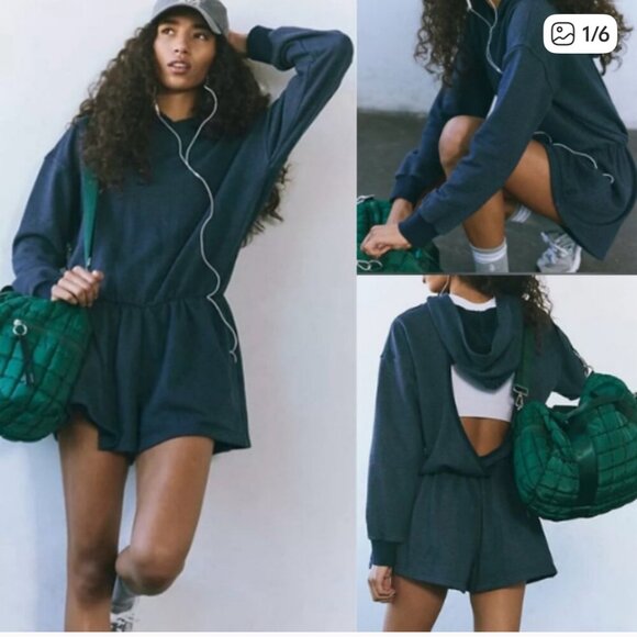 new FREE PEOPLE movement such a flirt romper m - Picture 1 of 1